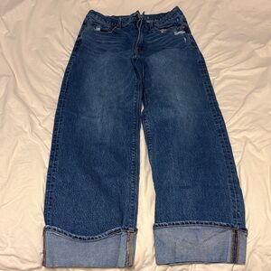 American Eagle Outfitters Distressed Blue Denim Jeans